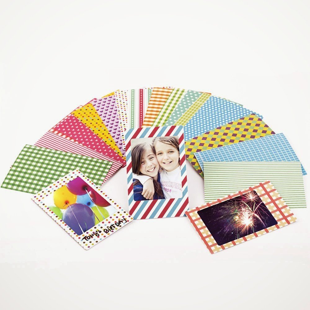 The Tech Expert stickers frame set adds playful decoration to your Instax prints