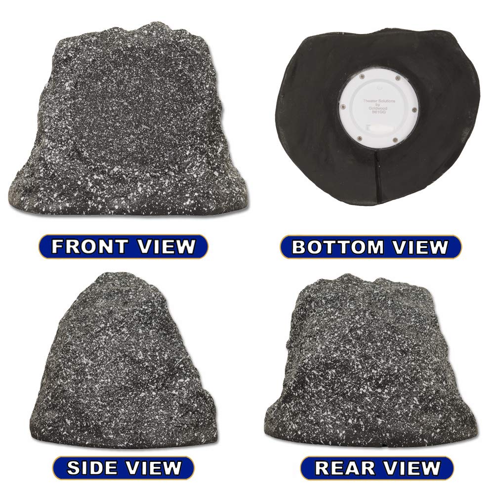 Theater Solutions B61GG 6.5-inch polypropylene woofer close-up for sound quality