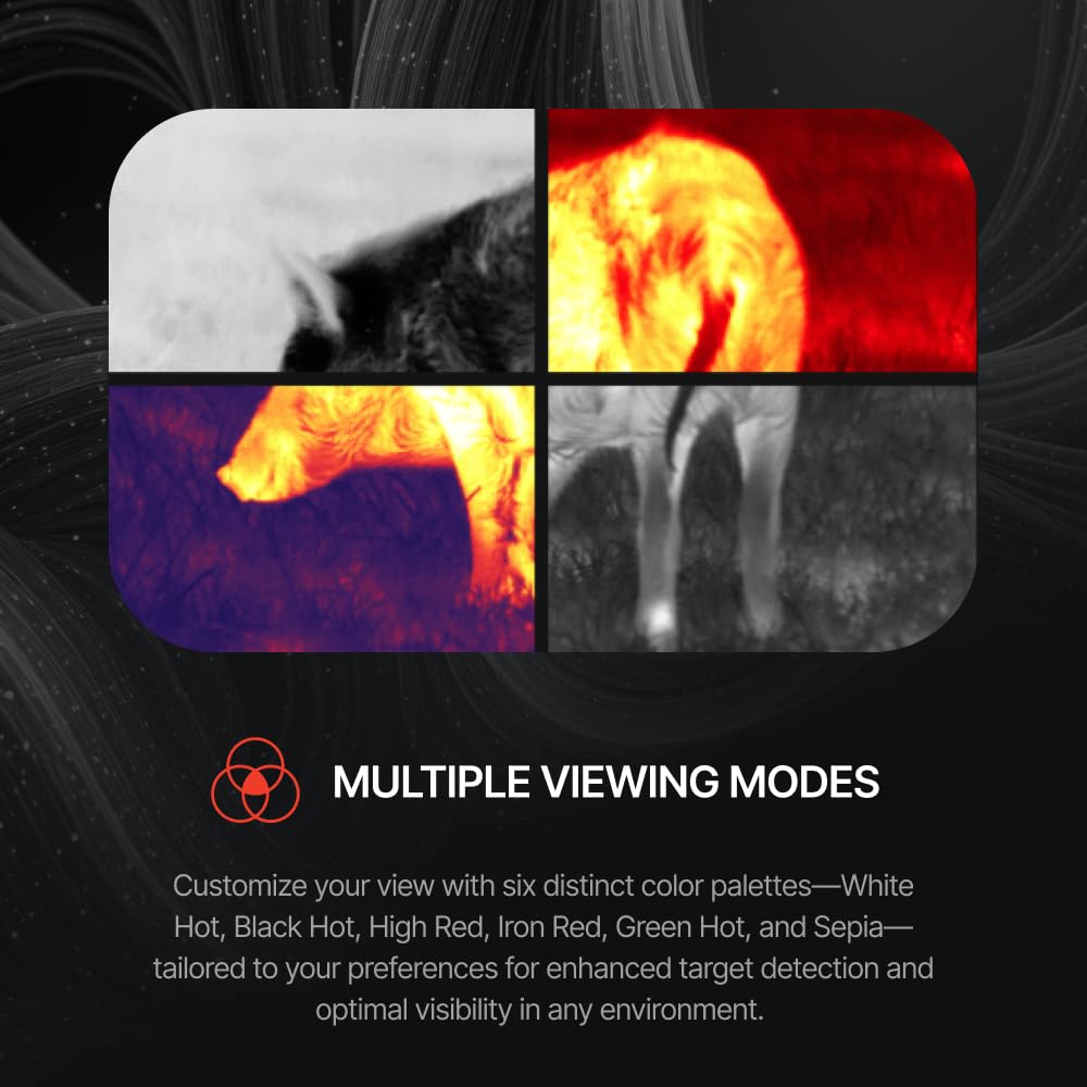 theOpticGuru BlazeHunter OLED display delivers crisp detail and easy viewing.