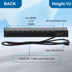 ThePoEstore 19in rack-mount PDU ready for organized IT spaces.
