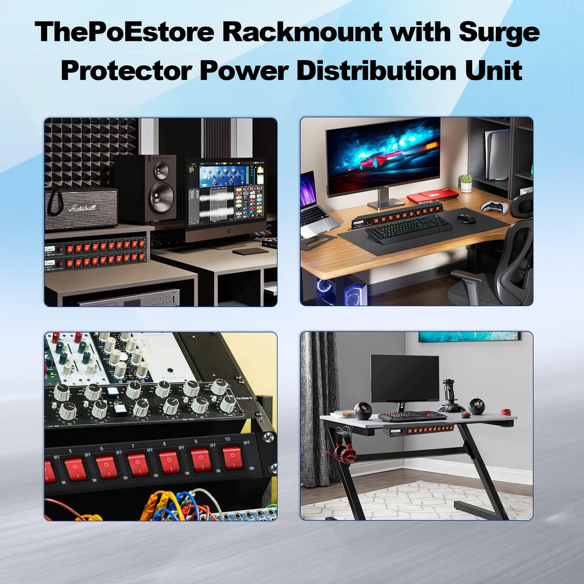 ThePoEstore universal 100-240V compatibility enables global deployments.