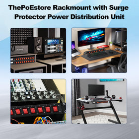 ThePoEstore universal 100-240V compatibility enables global deployments.