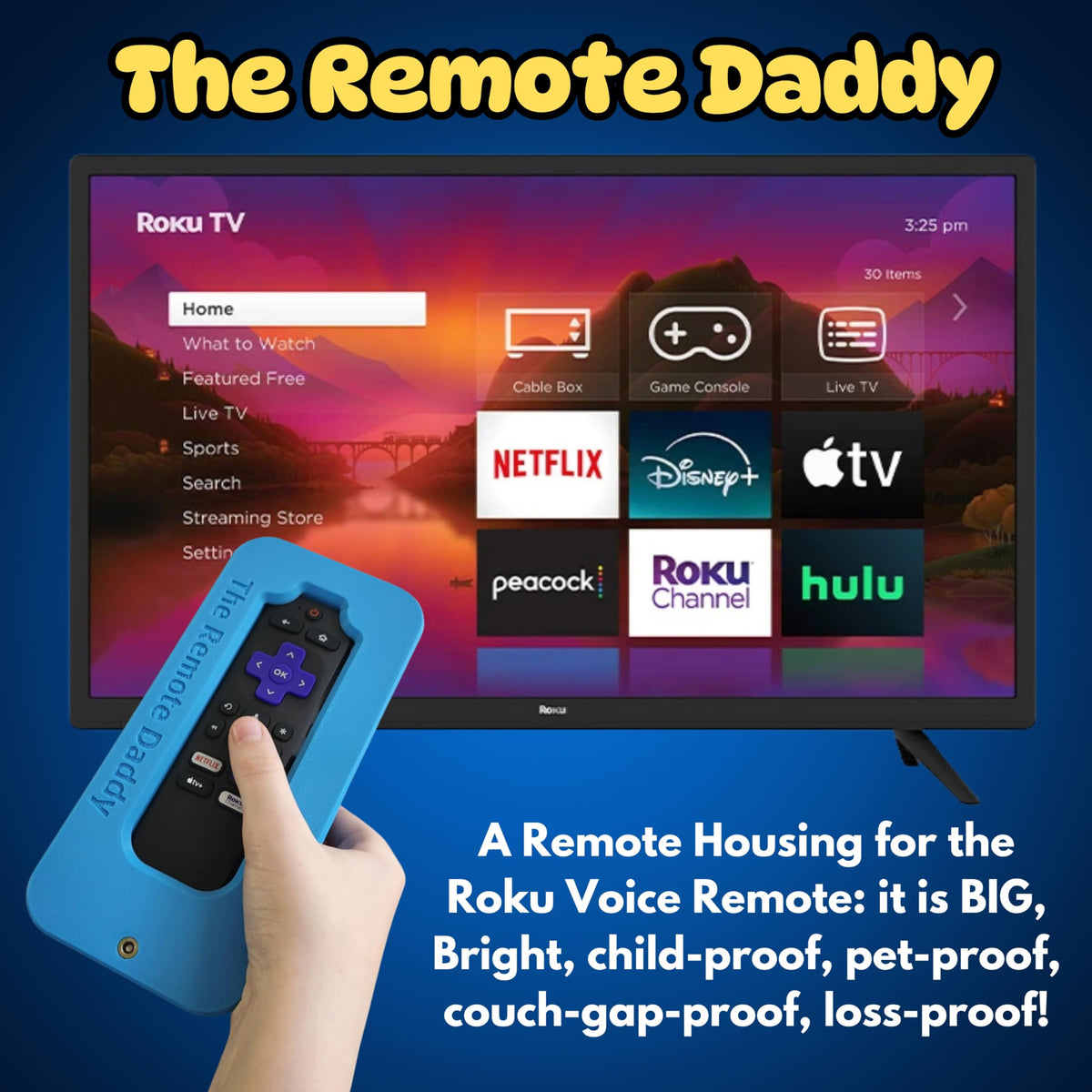 The Remote Daddy offers easy access with secure closure when needed.