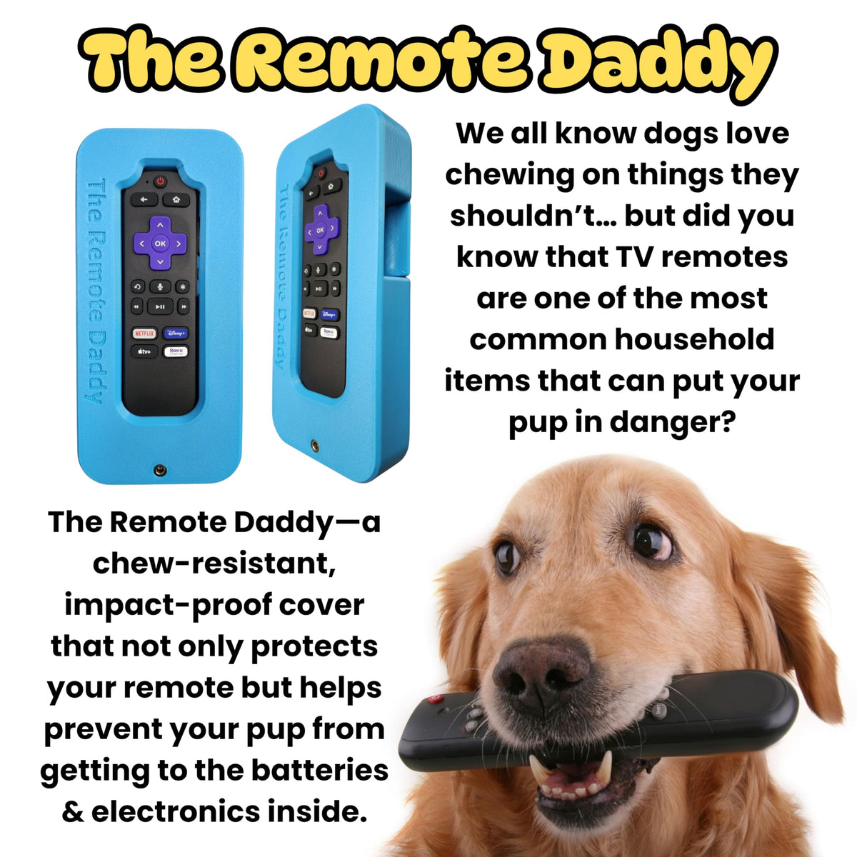 The Remote Daddy reduces couch-search time by blocking remote loss.