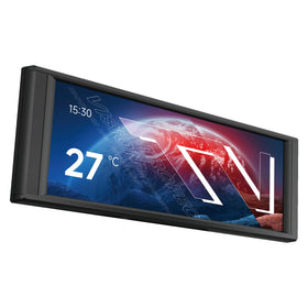 Thermalright front panel view showing screen and bezel, enhances case aesthetics