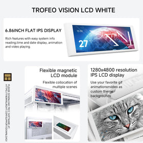 Thermalright close-up of LCD texture highlighting IPS clarity benefit accurate colors