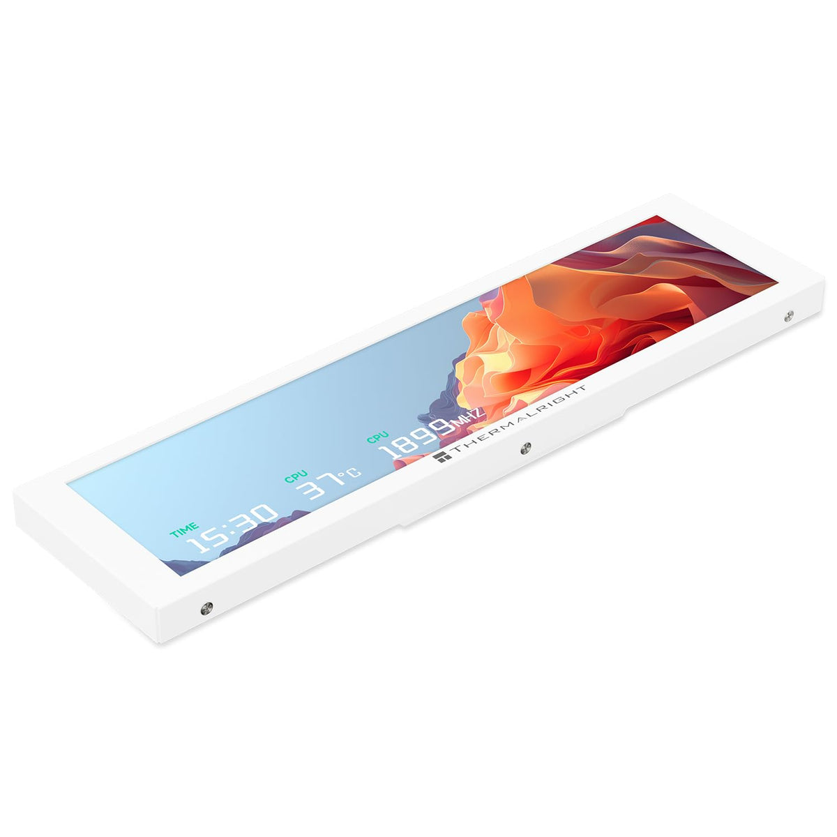 Thermalright close-up of screen pixels and bezel for crisp internal visuals