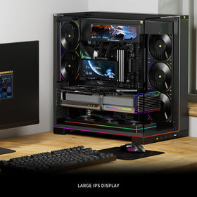 Thermalright mounted on PC chassis demonstrating magnetic attachment benefit quick installation