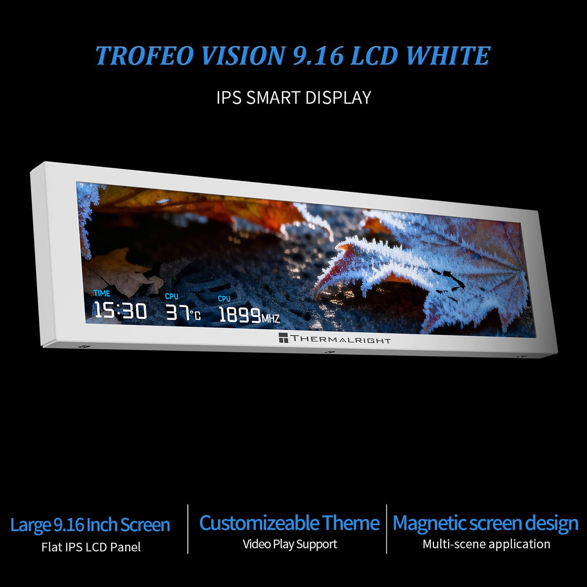Thermalright side profile highlighting thin metal frame and low-profile benefit
