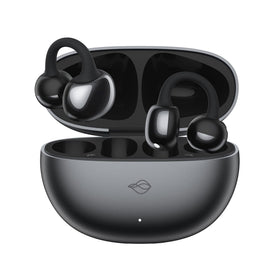 THIИKAЯ SoraClips front packaging showing earbuds and charging case, highlights portability