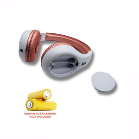 THINGS AUDIO worn by a walker in a park benefit: hands-free radio listening while active