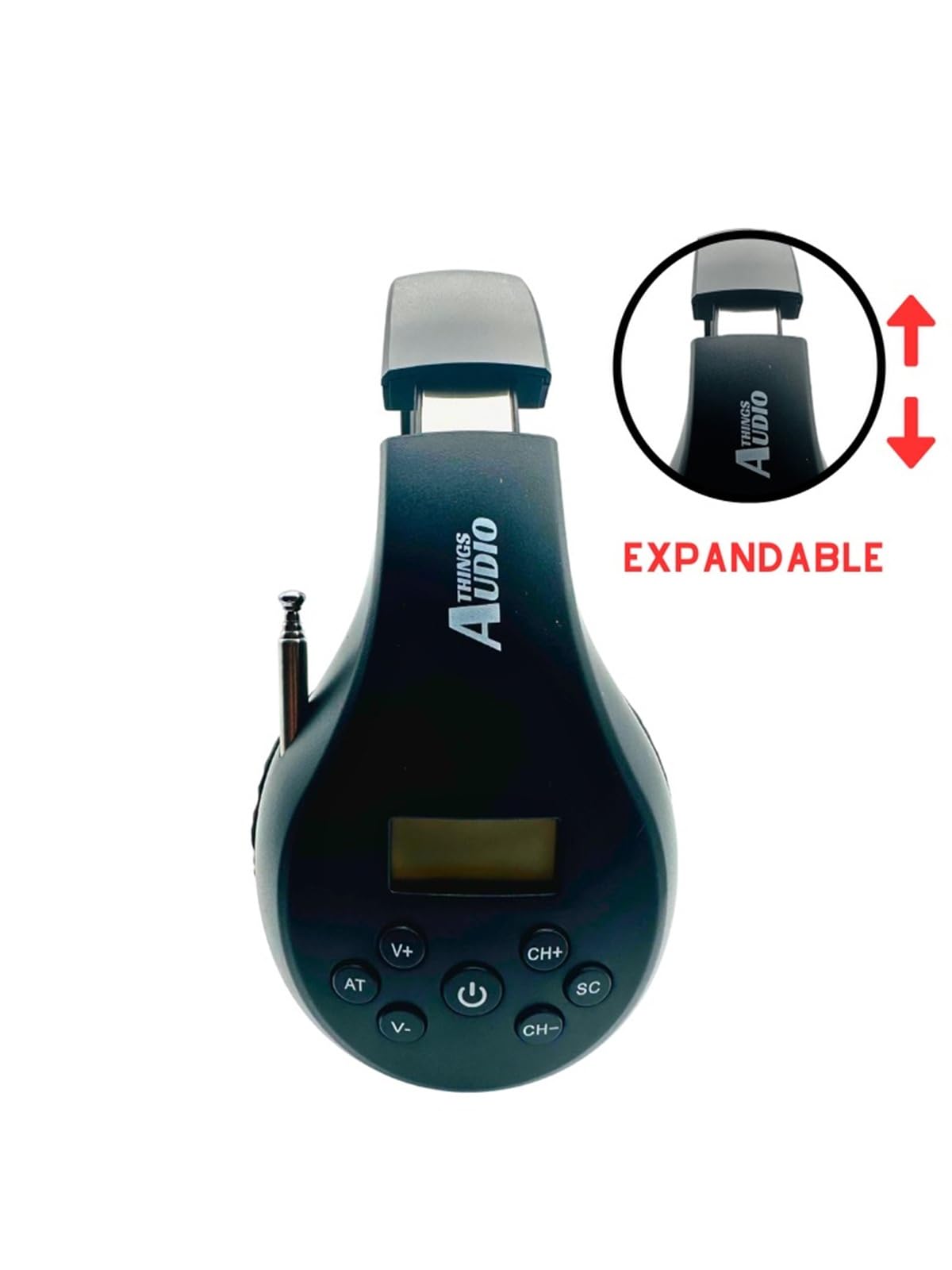 THINGS AUDIO worn by jogger demonstrating secure fit and hands-free radio listening