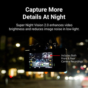 Thinkware ARC GPS antenna enables speed and location data for precise video context.