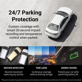 Thinkware ARC super night vision enhances low light recording of night drives.