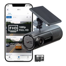 Thinkware F70 PRO front camera 1080p image captures clear plates and details on the road.