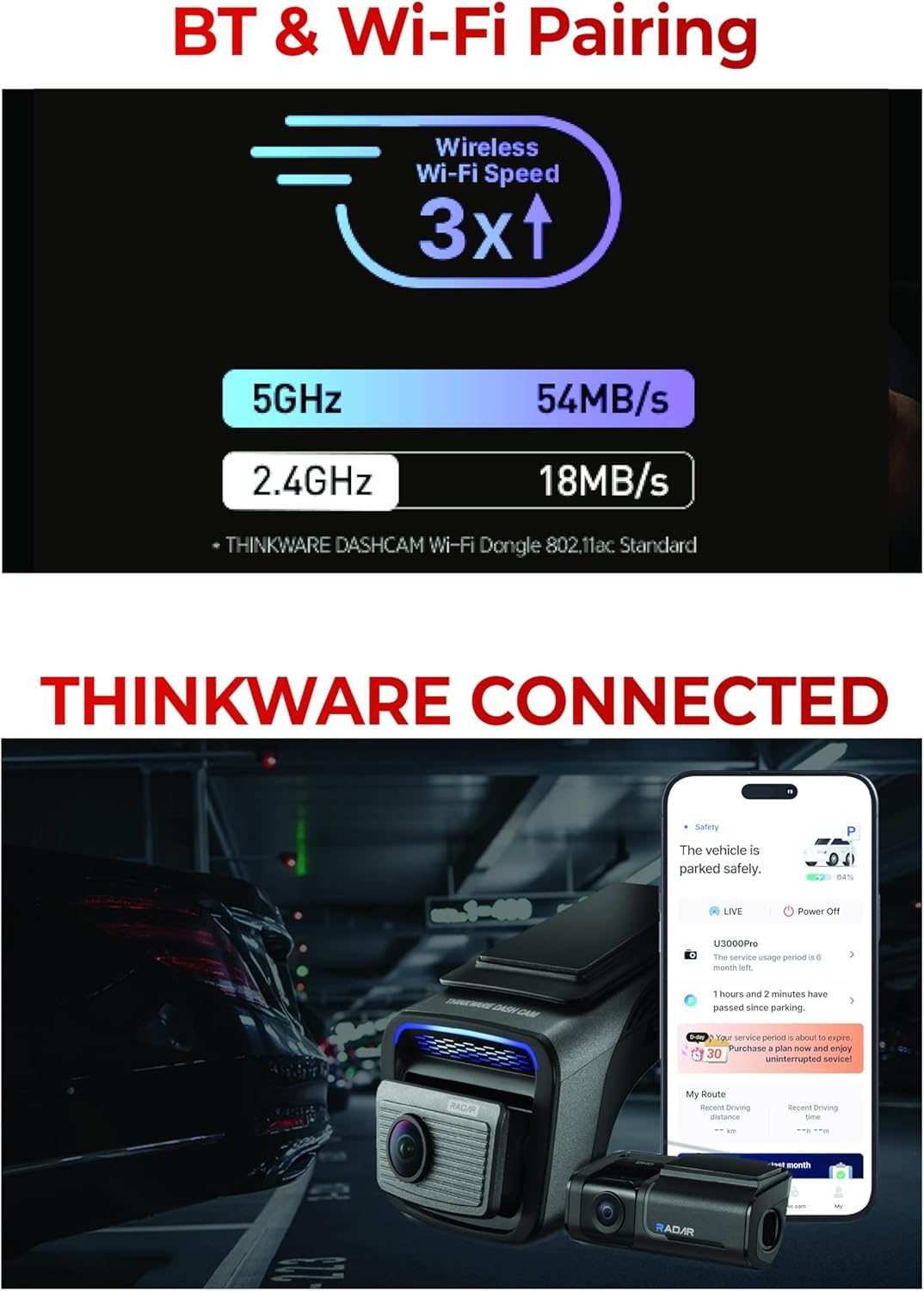 Thinkware U3000 Pro GPS provides speed context and safety alerts for better awareness.