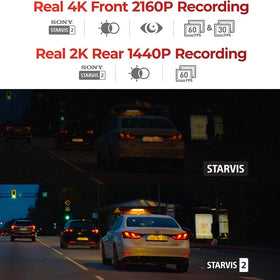 Thinkware U3000 Pro STARVIS 2 sensors deliver superior night and day clarity.