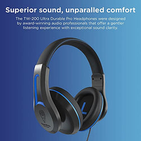 ThinkWrite TW200 ear cup swivel design enables comfortable long sessions