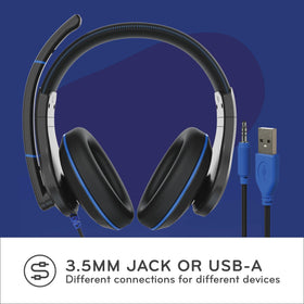 ThinkWrite lifestyle image of headset in home office showing comfort for long calls