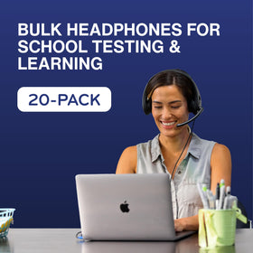 ThinkWrite TWT Audio headphones with plush ear cushions for comfort