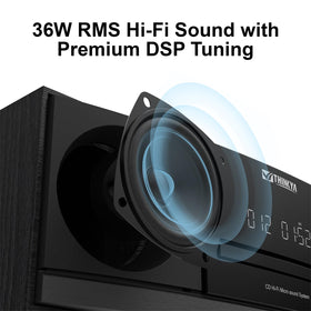 THINKYA Bluetooth streaming lets you play playlists wirelessly from compatible devices.