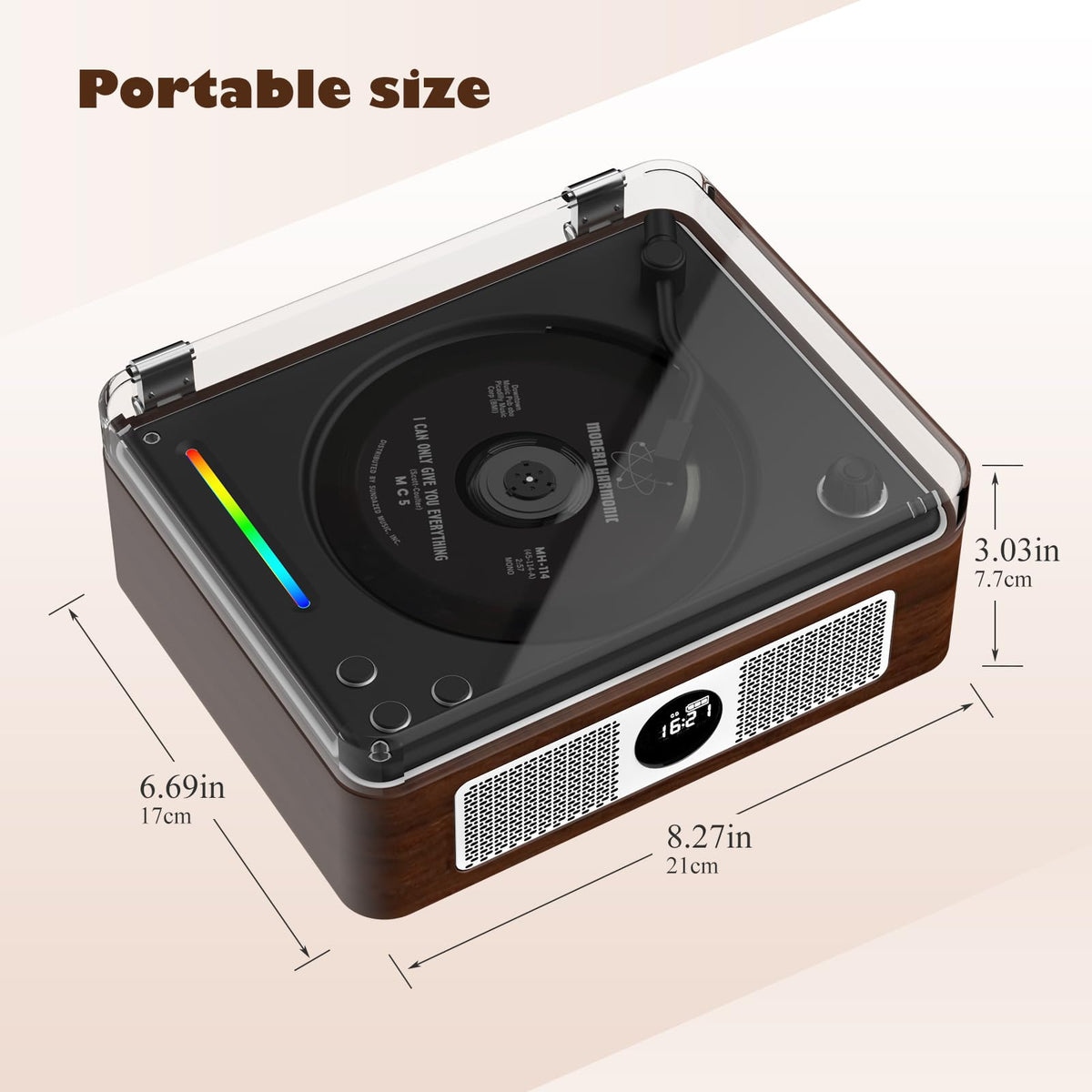 THINKYA dual hi-fi speakers fill the room with rich stereo sound.