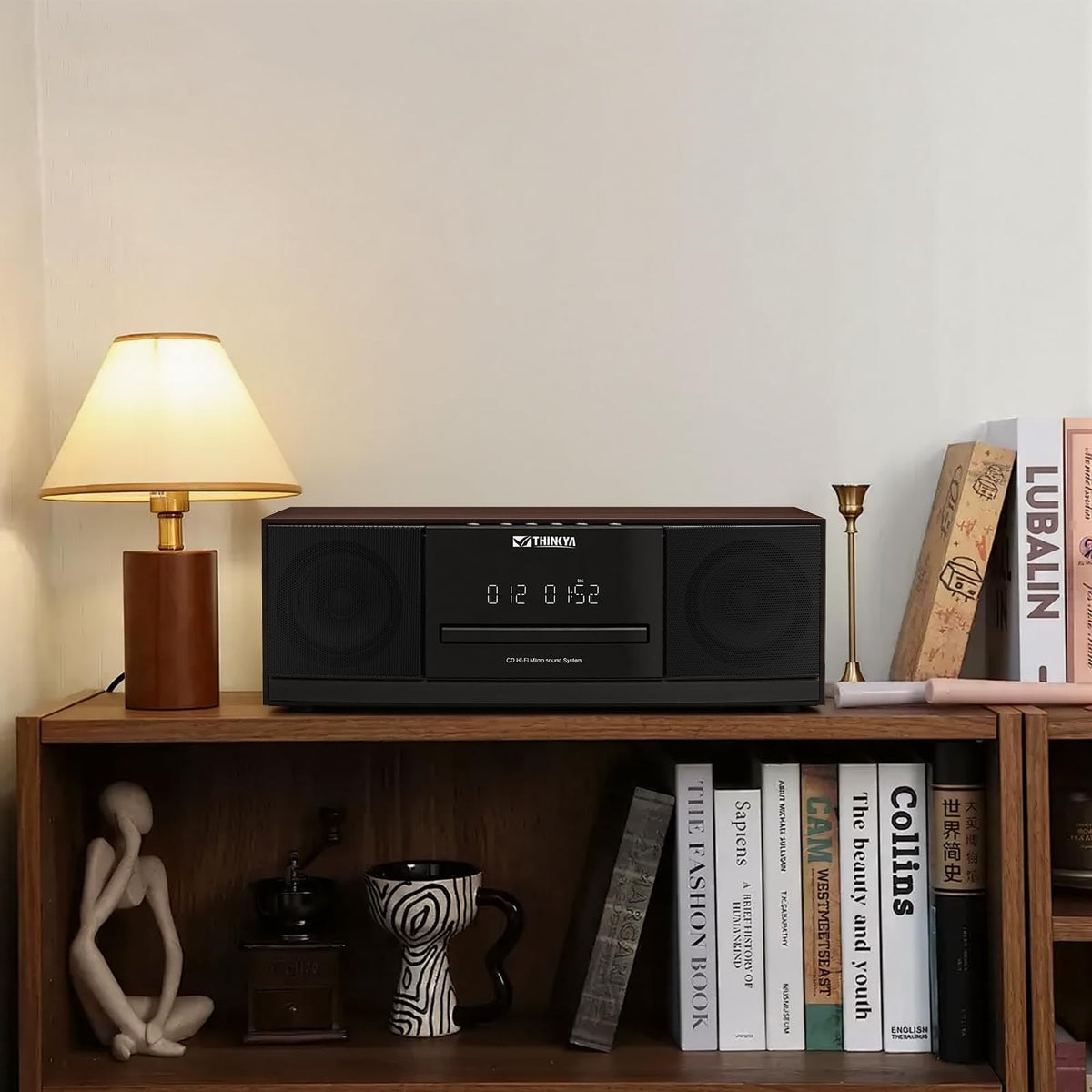 THINKYA FM radio with 20 presets for varied listening.