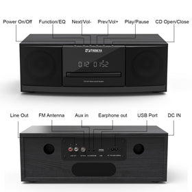 THINKYA illuminated display aids setup and playback status at a glance.
