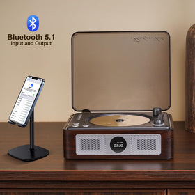 THINKYA Y11 top with CD lid open demonstrating disc playback convenience