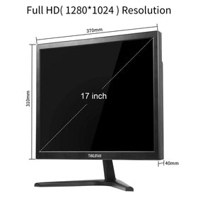 Thinlerain 17-inch monitor built-in speakers provide simple audio output