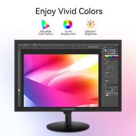 Thinlerain 19-inch monitor with VESA mounting enables space-saving setup