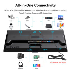Thinlerain 19-inch display in a modern office setup with organized desk space.
