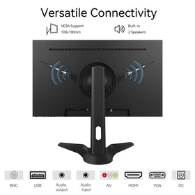 Thinlerain 23.8-inch monitor remote control for easy operation.