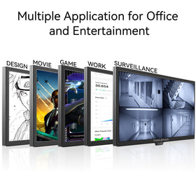 Thinlerain monitor built-in speakers for convenient audio without extra gear.