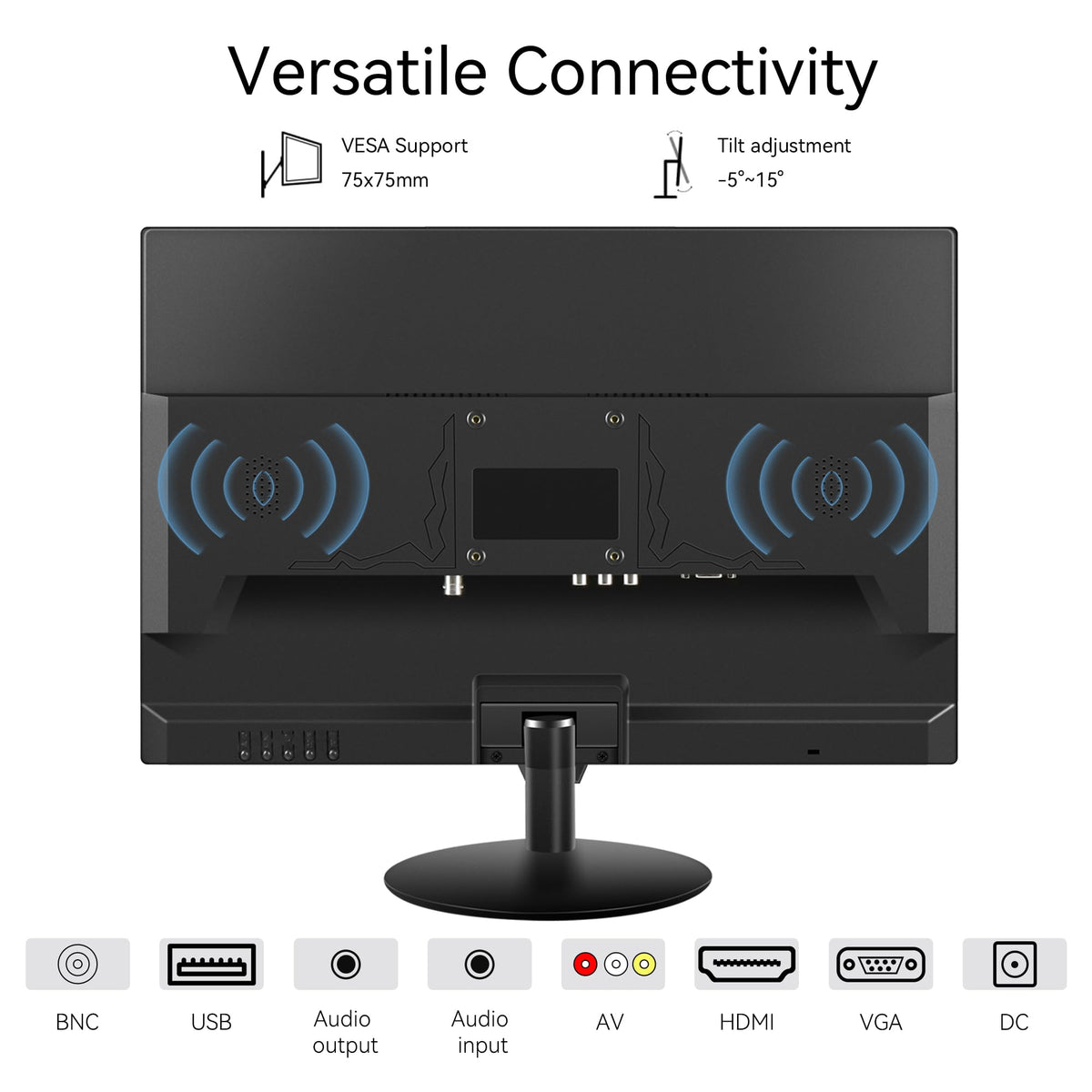 Thinlerain 21.5-inch compact design fits small desks and spaces.