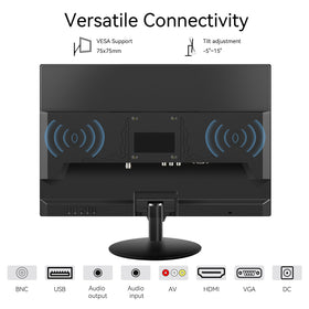 Thinlerain 21.5-inch compact design fits small desks and spaces.