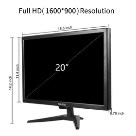 Thinlerain next to keyboard showing scale and ideal desktop size for productivity