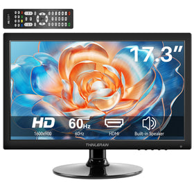 Thinlerain Thinlerian 17.3-inch monitor front view presents a crisp HD display for work and media