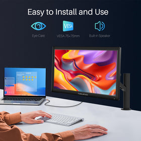 Thinlerain Thinlerian 17.3-inch monitor stand offers ergonomic tilt adjustment