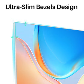 Thinlerain ultra-thin three-sided bezel creates an immersive workspace.