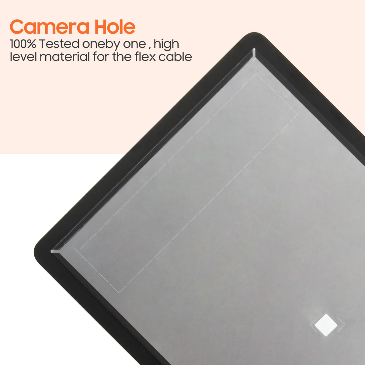 THIRDPOLE ejection pin and suction cup for safe removal of the old screen