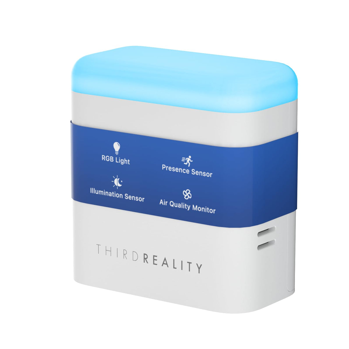 THIRDREALITY R3 front view showing compact design and RGB ring, improves room awareness