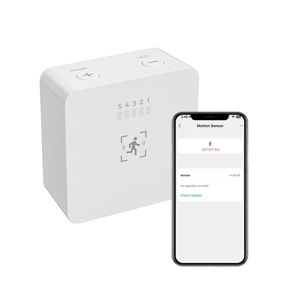 ThirdReality Zigbee Motion Sensor R1 front view for real-time monitoring.
