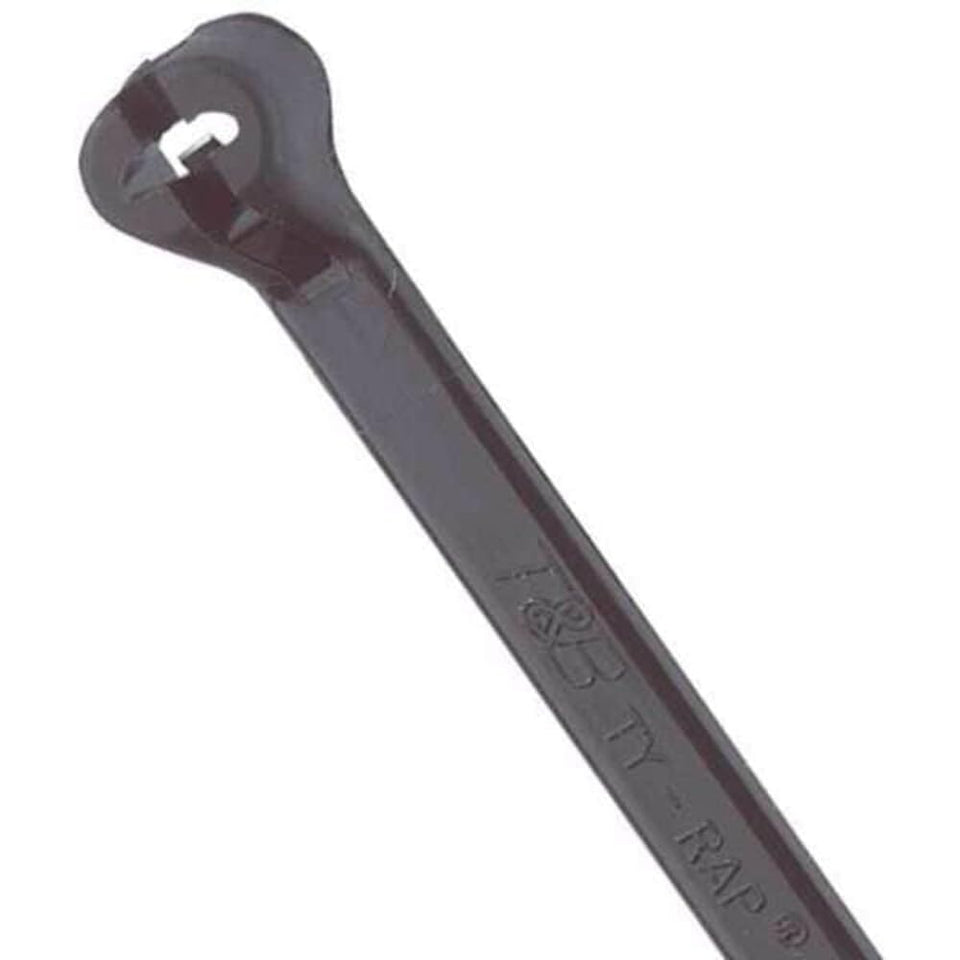 Thomas & Betts TY28MX cable tie for UV outdoor use with 50 lb rating.