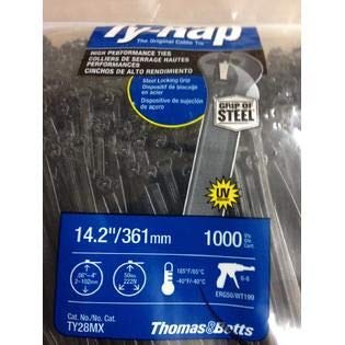 Thomas & Betts TY28MX oval head design aids snag-free routing through bulkheads.