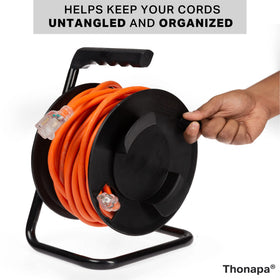 Thonapa carry handle and drum detail demonstrating comfortable transport