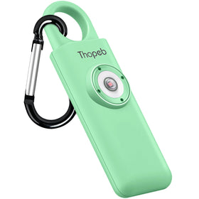 Thopeb personal safety alarm displaying pull-pin activation for instant protection.