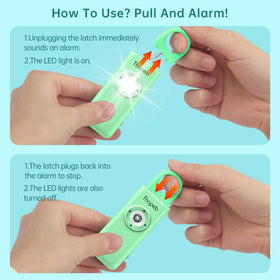 Thopeb light-green keychain design blends style with safety for everyday carry.