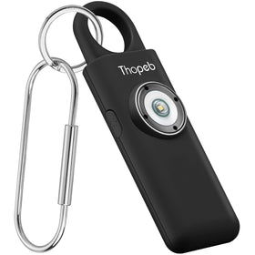 Thopeb charcoal front view personal alarm with loud 135dB siren