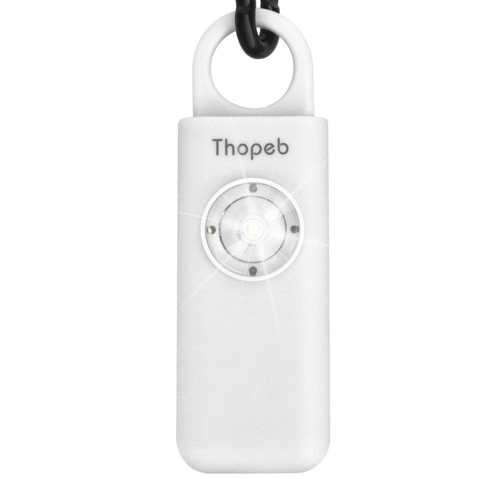 Thopeb personal safety alarm with pull-pin activation for instant protection